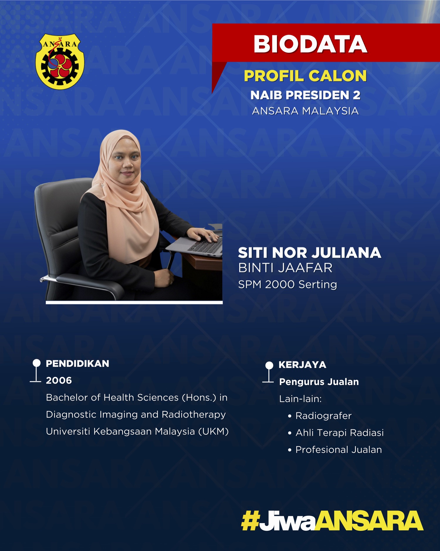 Biodata Juliana Jaafar