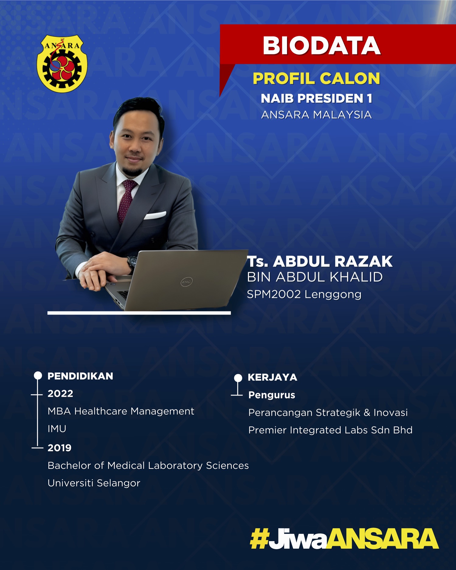 Biodata Razak Khalid